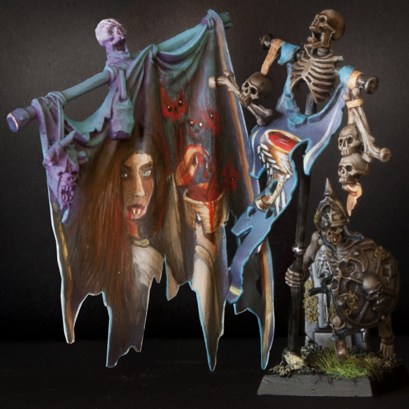 Warhammer - Vampire Counts -  Banner - Vampire Covenant - t9a