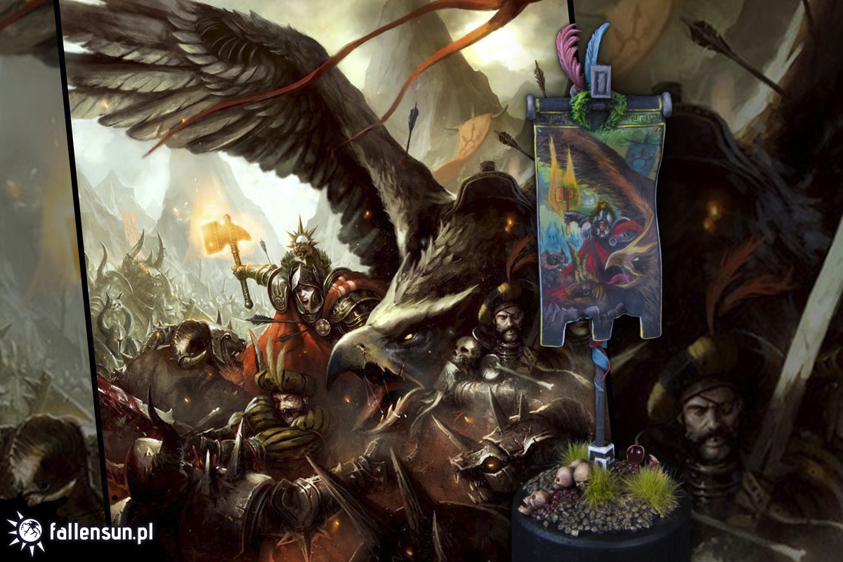   Karl Franz Battle Standard  - Fallensun - Warhammer - T9a