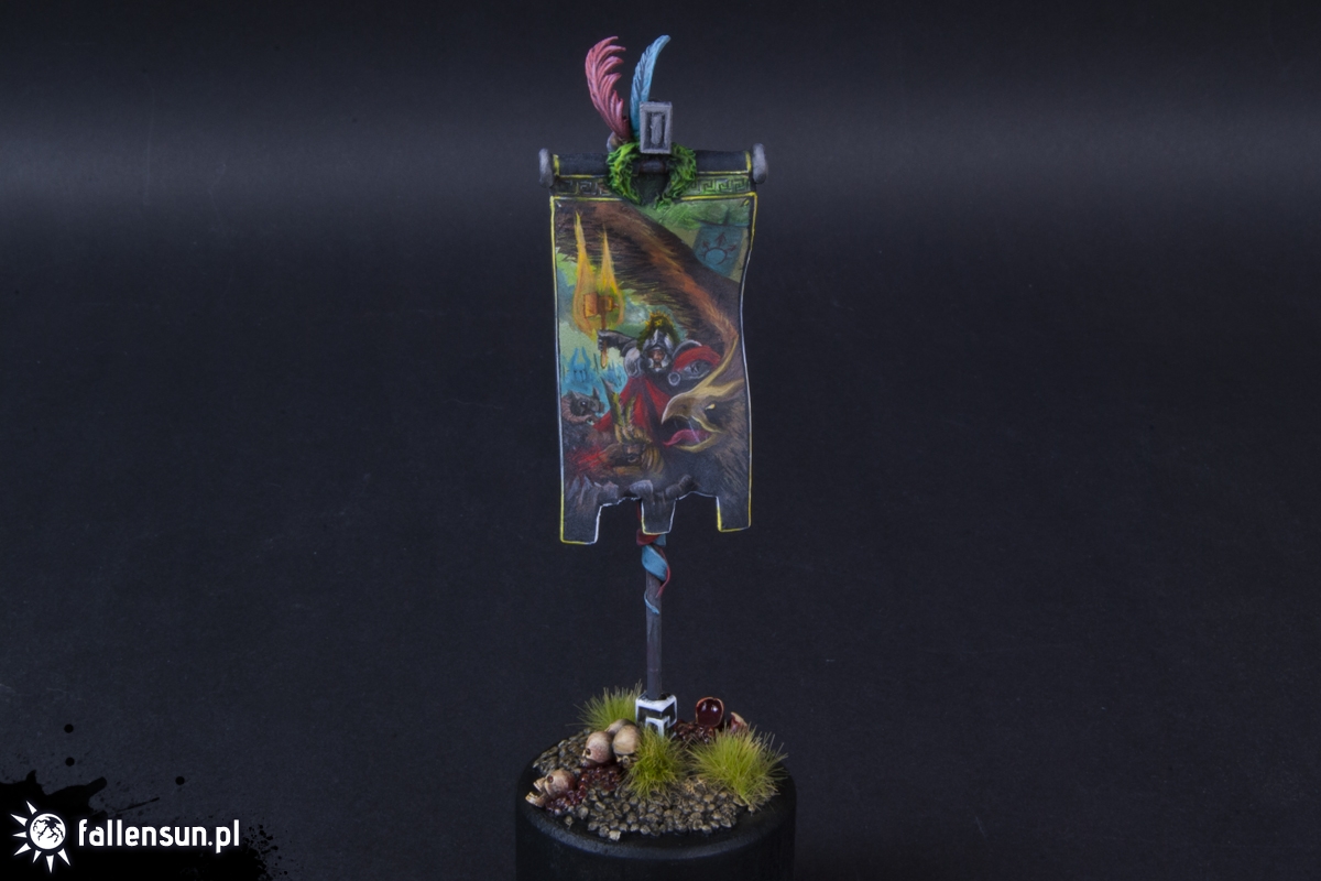   Karl Franz Battle Standard  - Fallensun - Warhammer - T9a