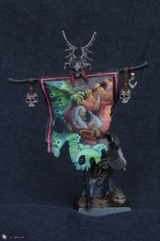 Grave Guard Banner - Fallensun - Warhammer - T9a