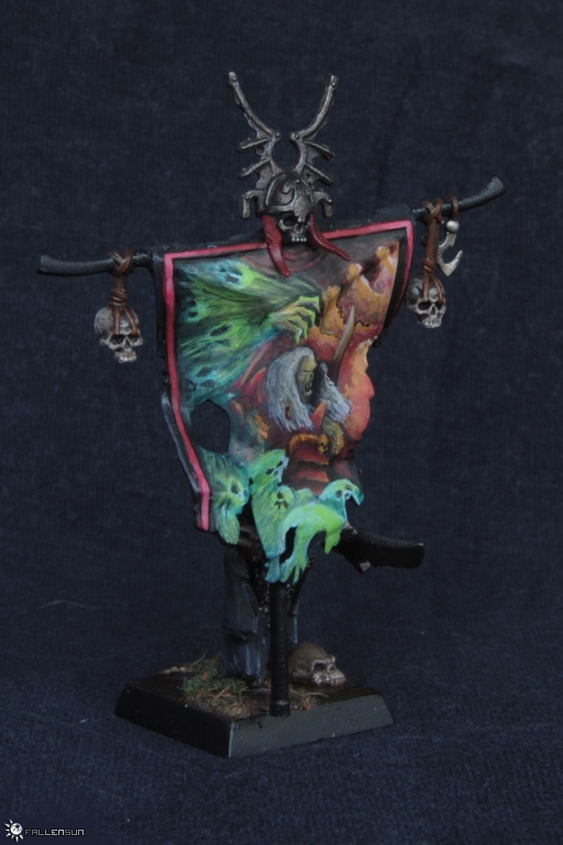 Grave Guard Banner - Fallensun - Warhammer - T9a