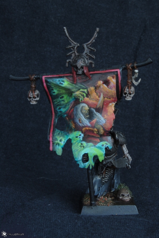Grave Guard Banner - Fallensun - Warhammer - T9a