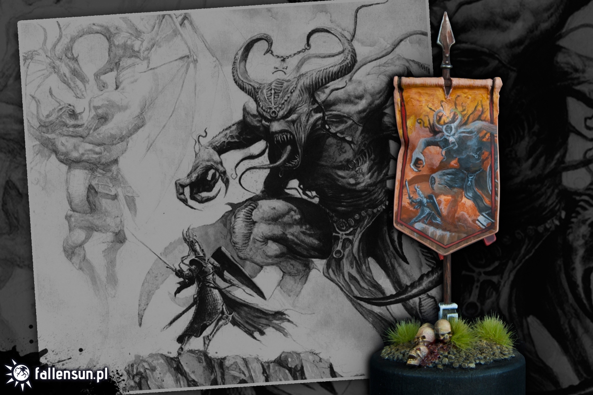 Aenarion the Ever Brave Banner - Fallensun - Warhammer - T9a