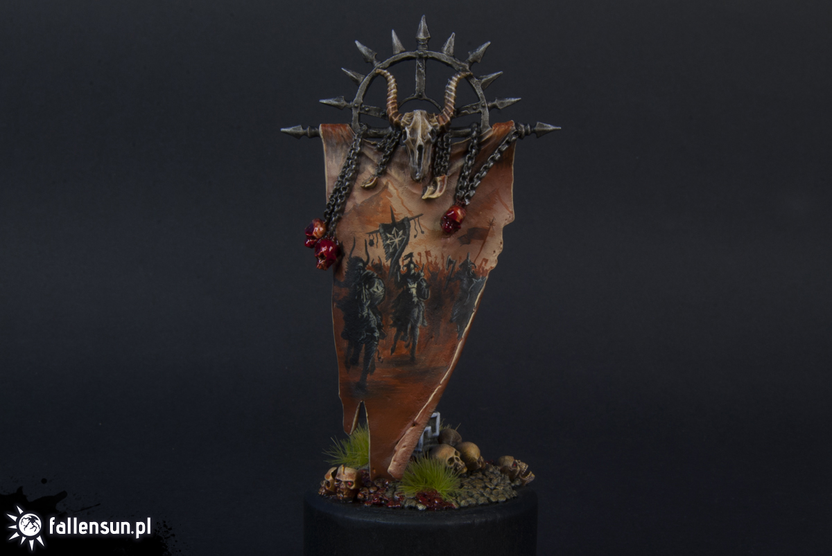  Hordes of Chaos Battle Banner - Fallensun - Warhammer - T9a